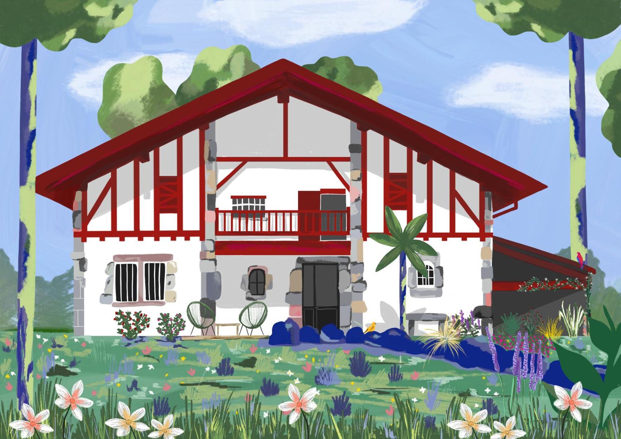 إيسبيليت Maison D'Hotes Villa Xaran Erdian المظهر الخارجي الصورة